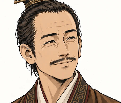 蕭何の顔イラスト